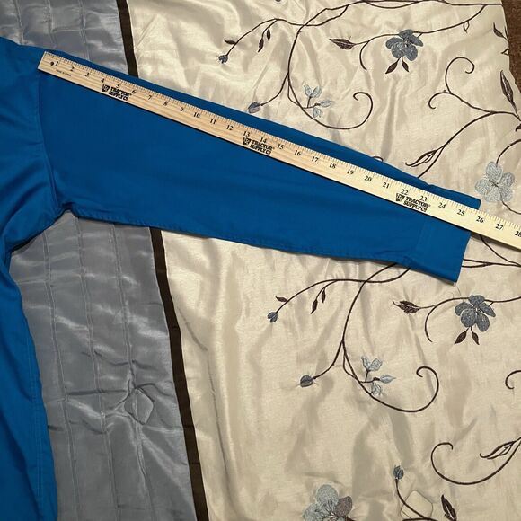 Kenneth Cole Shirt Men’s Medium Reg Reaction Blue Long Sleeve Button Up - Picture 8 of 9